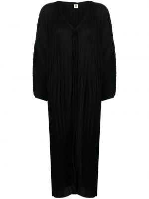 Šaty s výstrihom do v By Malene Birger čierna