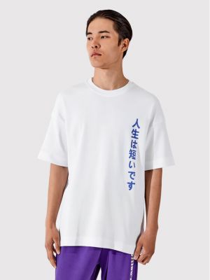 Marškinėliai oversize Togoshi balta