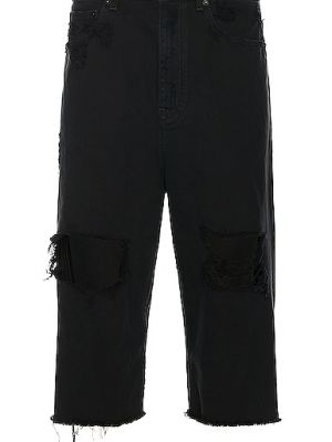 Džínsové šortky Balenciaga - čierna