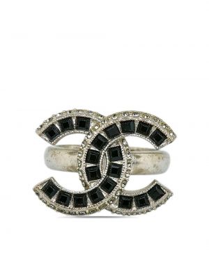 Gyűrű Chanel Pre-owned ezüstszínű