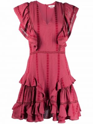 Šaty Isabel Marant Etoile, červená