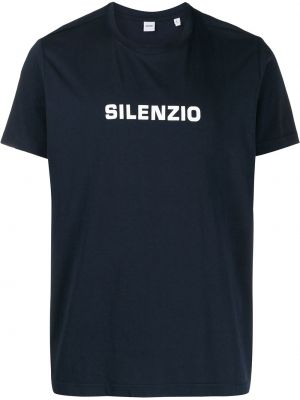 Camiseta con estampado Aspesi azul