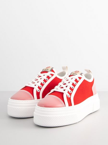 Sneakersy Pollini czerwone