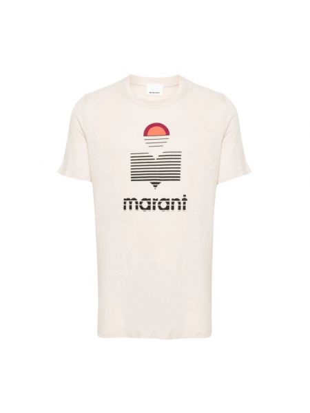 Koszulka Isabel Marant beżowa