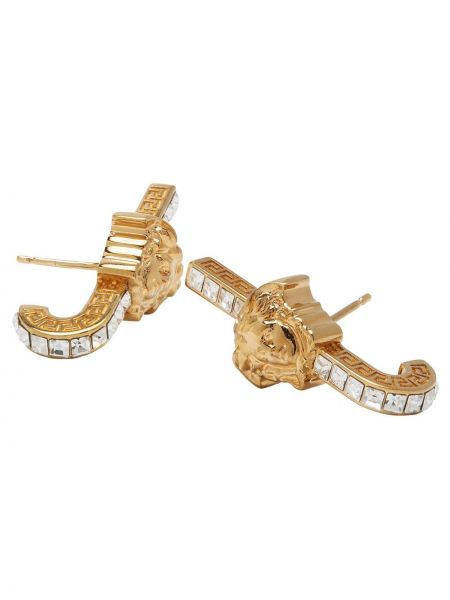 Boucles d'oreilles à boucle Versace doré