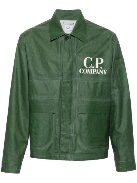 Košile s potiskem C.p. Company zelená