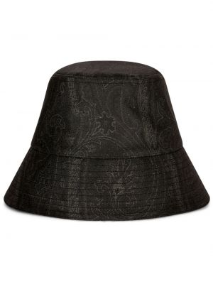 Raštuotas kepurė su paisley raštu Etro juoda