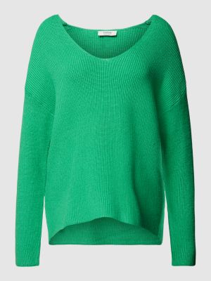 Dzianinowy sweter B.young zielony