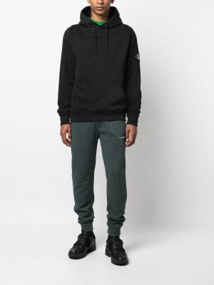 Siuvinėtos sportinės kelnes Calvin Klein Jeans žalia