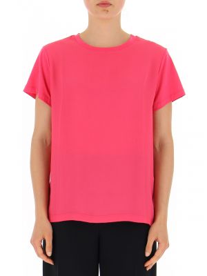 T-shirt con scollo tondo Seventy Rosa