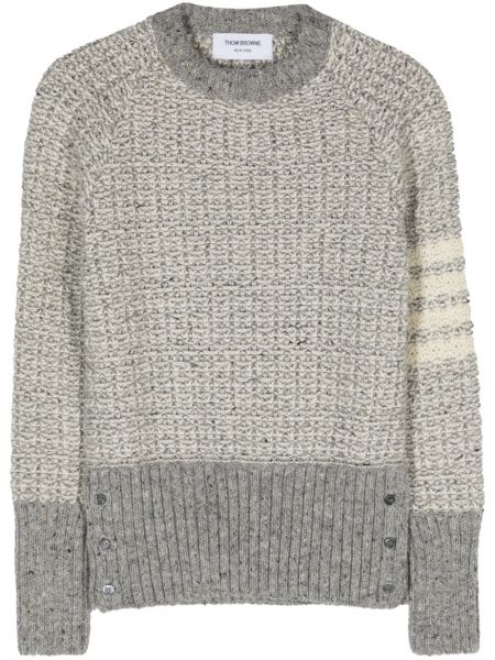 Chunky дълъг пуловер на райета Thom Browne
