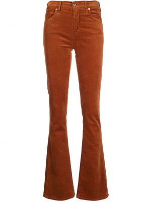 Pantaloni in velluto 7 For All Mankind arancione