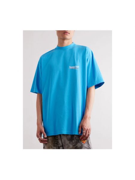 T-shirt mit print Balenciaga blau