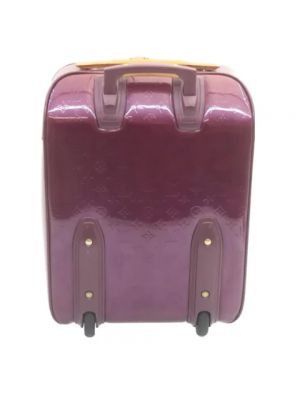 Torba podróżna skórzana Louis Vuitton Vintage fioletowa