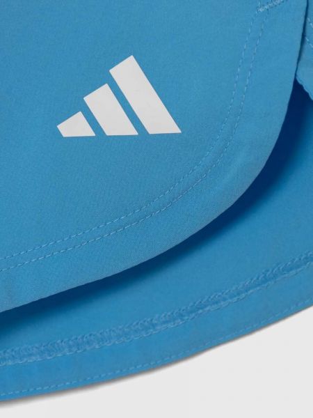 Magas derekú rövidnadrág Adidas Performance kék