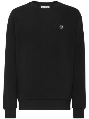 Bluza bawełniana z nadrukiem Philipp Plein czarna