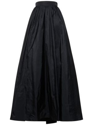 Dlhá sukňa s vysokým pásom Elie Saab čierna