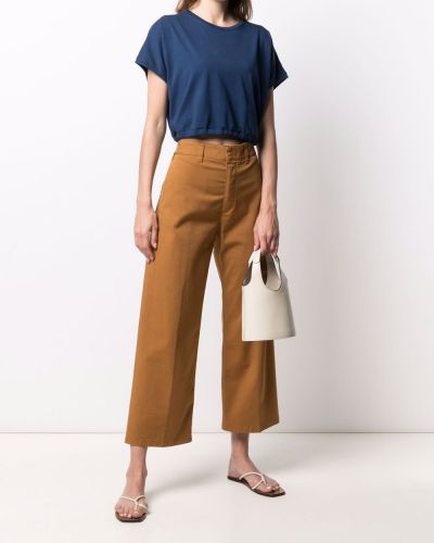 Pantalones de cintura alta Department 5 marrón