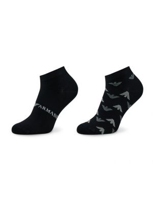 Nízké ponožky Emporio Armani černé