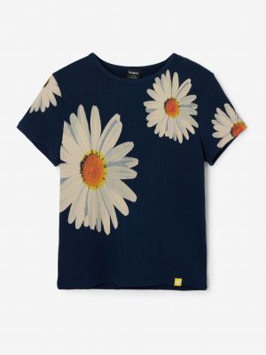 Kvetinové tričko Desigual