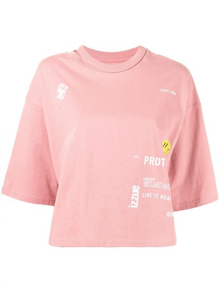 Camiseta Izzue rosa