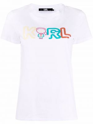 T-shirt Karl Lagerfeld vit