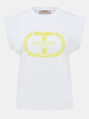 Белая футболка Twinset