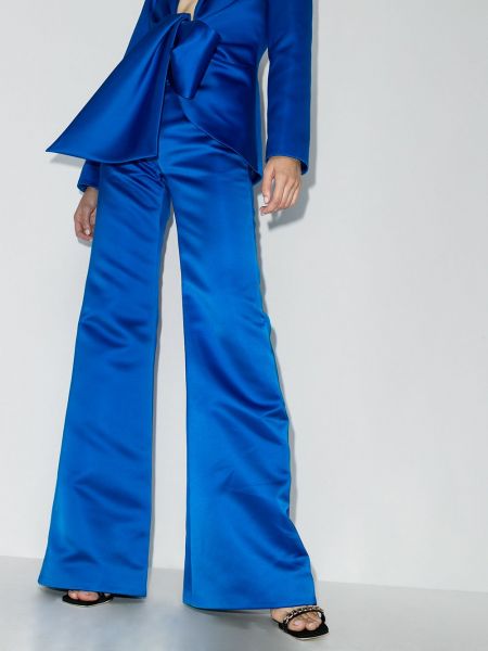 Pantalones de cintura alta Halpern azul