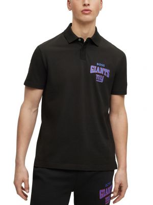Коллекция мужских рубашек-поло BOSS by Hugo Boss x NFL, New York Giants - Black