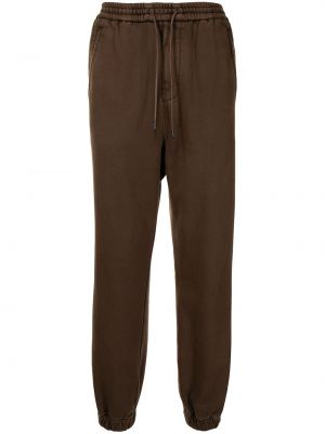 Pantalones de chándal con cordones Juun.j marrón