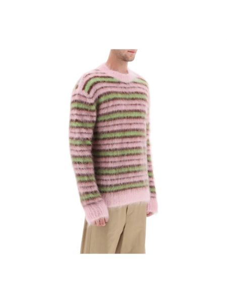 Jersey de lana a rayas de tela jersey Marni