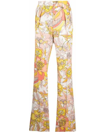 Pantalones de flores con estampado Tom Ford rosa