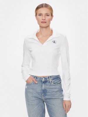 Majica Calvin Klein Jeans bela