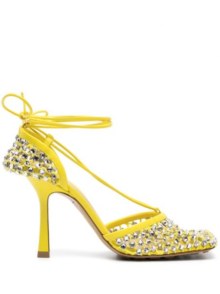 Sandále Bottega Veneta žltá
