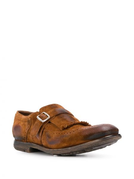 Zapatos monk con flecos Church's marrón