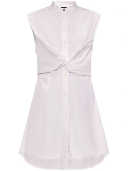 Βαμβακερή φόρεμα Rag & Bone λευκό