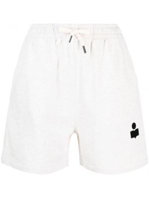 Shorts de sport en coton à imprimé à motif étoile Marant étoile