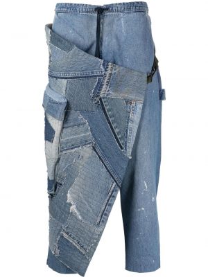 Jeans slim Greg Lauren bleu