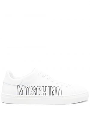Bőr sneakers Moschino