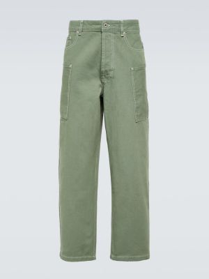 Voľné džínsy s nízkym pásom Kenzo zelená