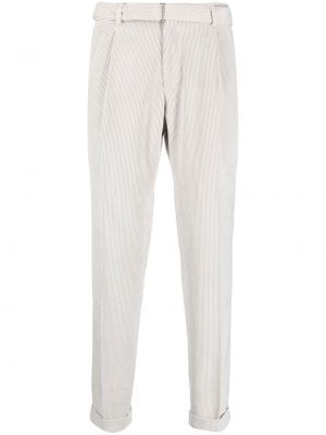 Proste spodnie sztruksowe Briglia 1949 białe