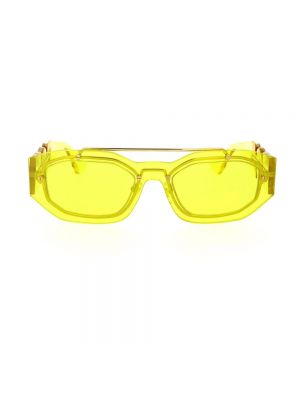Okulary przeciwsłoneczne Versace żółte