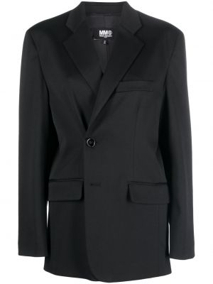 Asymmetrischer blazer Mm6 Maison Margiela schwarz