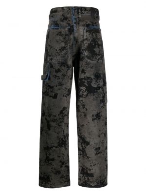 Straight jeans mit camouflage-print Darkpark