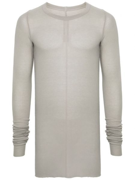 Langærmet t-shirt med lange ærmer Rick Owens grå