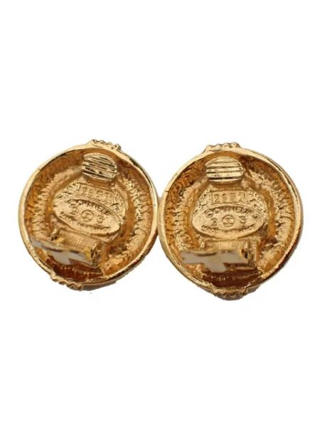 Aretes de oro retro Chanel Vintage