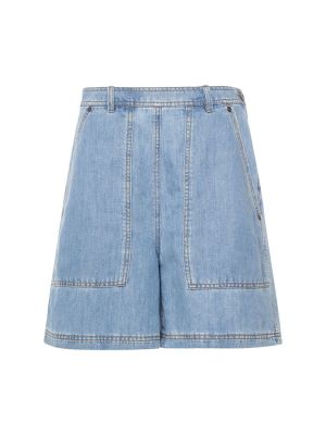 Jeans shorts Weekend Max Mara himmelblau