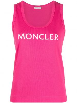 Top mit print Moncler pink