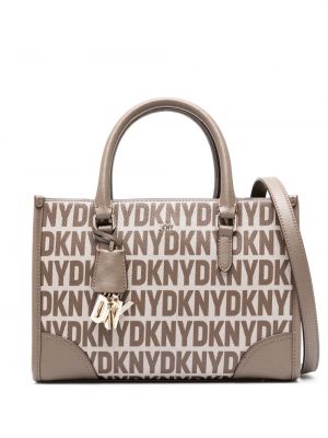 Shopper handtasche mit print Dkny