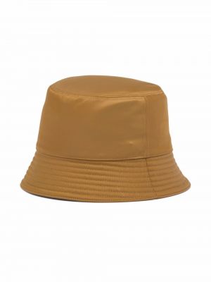 Nailoninis kepurė Prada ruda